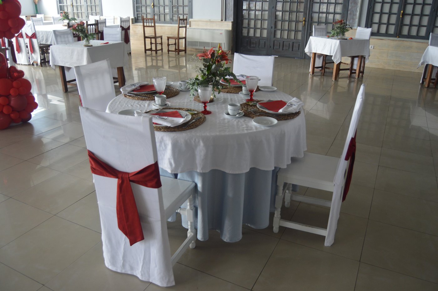 Celebración en el hotel