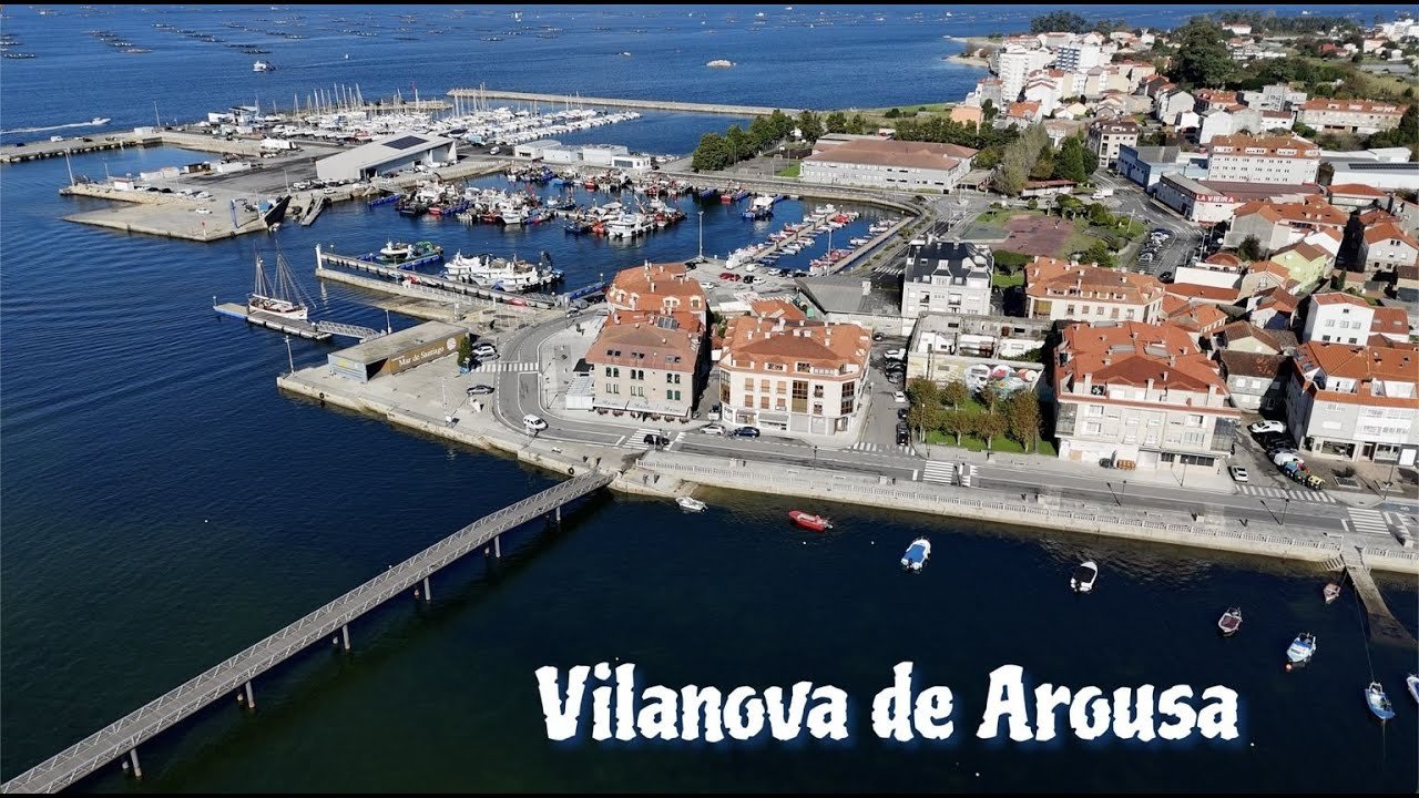 Puerto de Vilanova de Arousa en las Rías Baixas