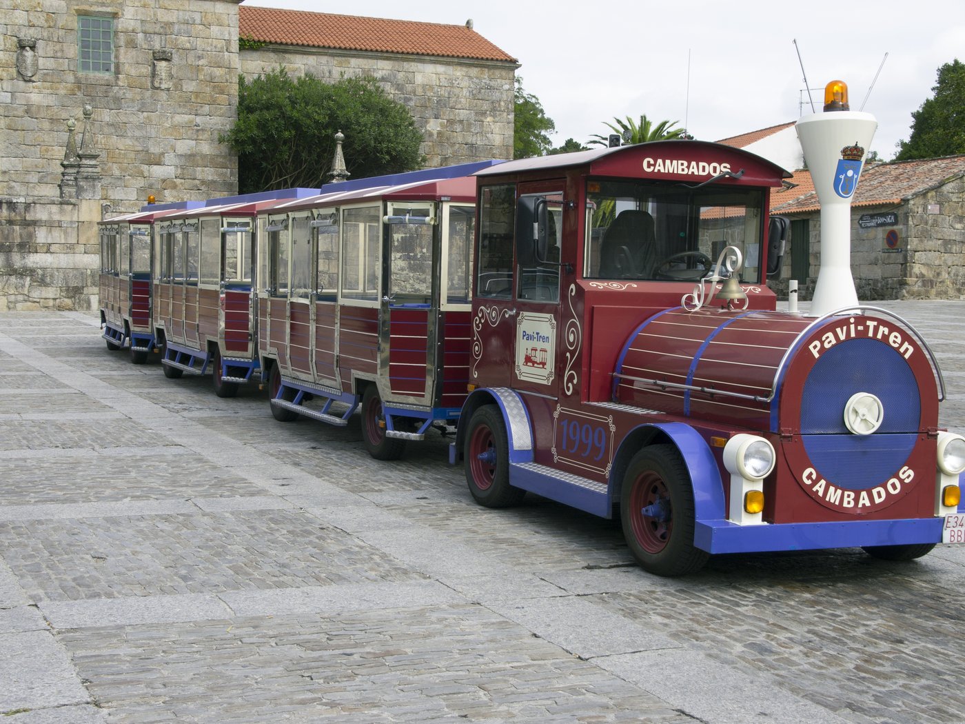 Tren turístico en Vilanova de Arousa